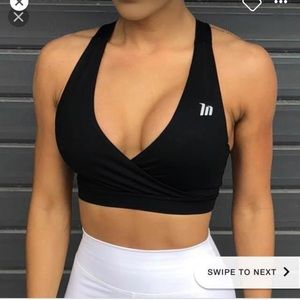 MUSCLE NATION FORCE BRA - BLACK